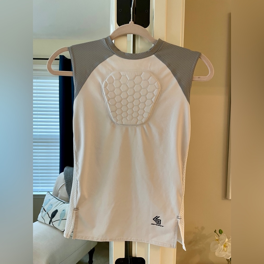 Shock Doctor Youth Large Heart Guard Baseball Shirt